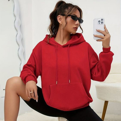 SPOWEARY Full Sleeve Solid Women Sweatshirt