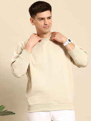 Mast & Harbour Full Sleeve Solid Men Sweatshirt