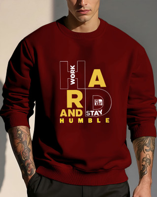 AUSK Full Sleeve Printed Men Sweatshirt