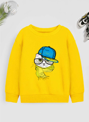Superb Starling Full Sleeve Self Design Boys Reversible Sweatshirt