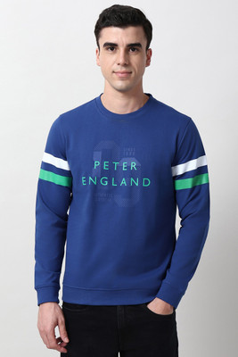 PETER ENGLAND Full Sleeve Graphic Print Men Sweatshirt