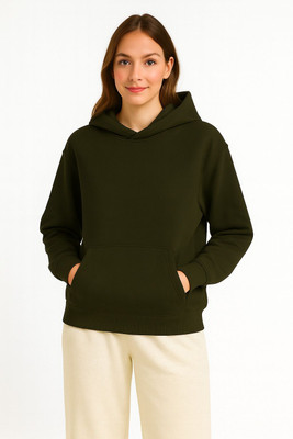 Rockwell Full Sleeve Solid Women Sweatshirt