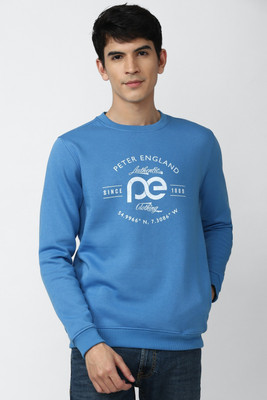 PETER ENGLAND Full Sleeve Graphic Print Men Sweatshirt