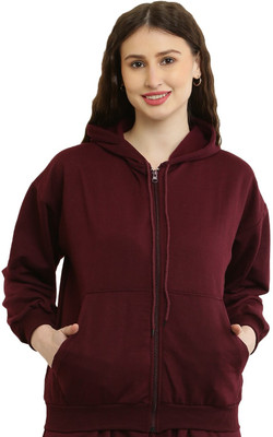 CANIDAE FASHION Full Sleeve Solid Women Sweatshirt