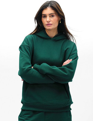 R Heaven Fashions Full Sleeve Solid Women Sweatshirt
