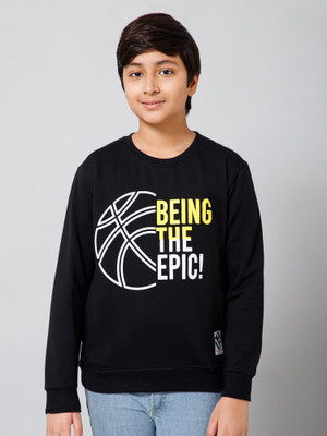 PROVOGUE Full Sleeve Graphic Print Boys Sweatshirt