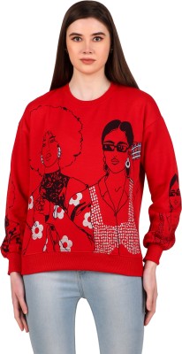 HILFIRE REGION Full Sleeve Printed Women Sweatshirt