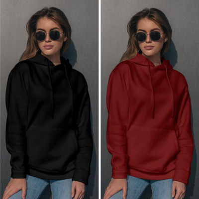 HouseOfCommon Full Sleeve Solid Women Sweatshirt