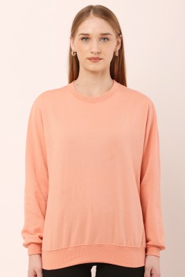 Gwadi's Full Sleeve Solid Women Sweatshirt