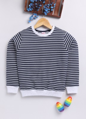 Mimino Full Sleeve Striped Boys Sweatshirt