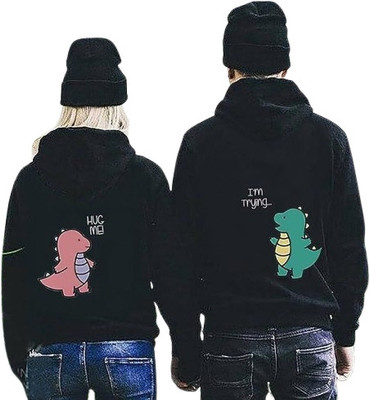 PD CLORI Full Sleeve Printed Men & Women Sweatshirt