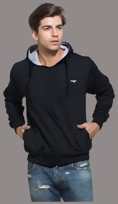 Reya Full Sleeve Solid Men Sweatshirt
