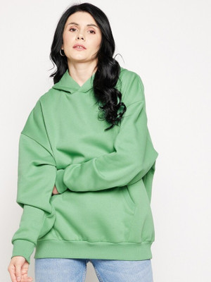 Datalact Full Sleeve Solid Women Sweatshirt