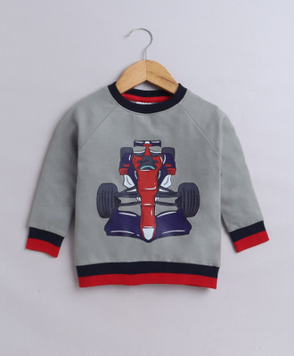 BUMZEE Full Sleeve Printed Baby Boys Sweatshirt