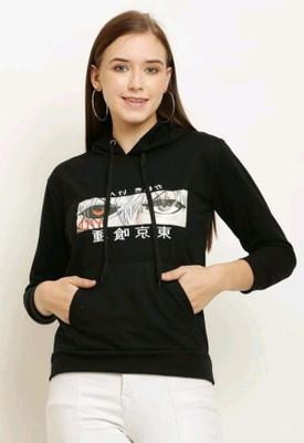Uniquessence Full Sleeve Printed Women Sweatshirt