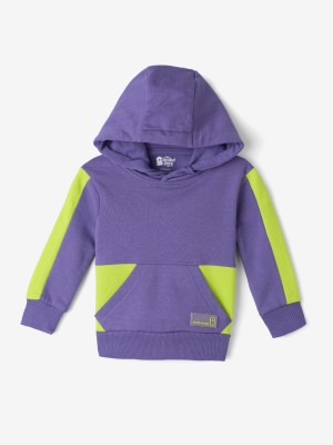 The Souled Store Full Sleeve Color Block Baby Girls Sweatshirt