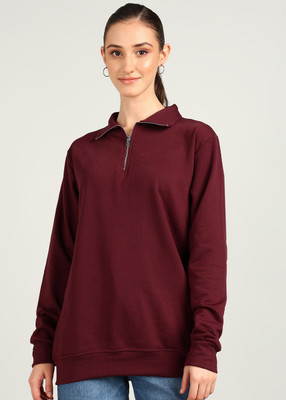 WEARTOGO Full Sleeve Solid Men & Women Sweatshirt