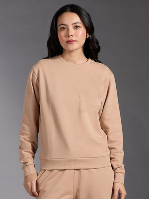 Bokaro Full Sleeve Solid Women Sweatshirt
