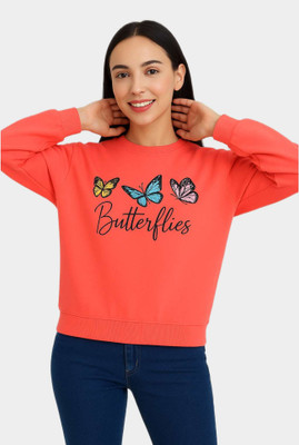 Veins Fashion Full Sleeve Printed Women Sweatshirt