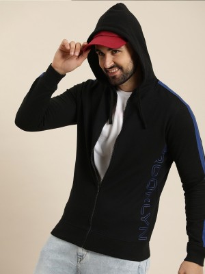 HERE&NOW Full Sleeve Color Block Men Reversible Sweatshirt