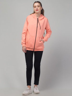 ADIXUS Full Sleeve Solid Women Sweatshirt