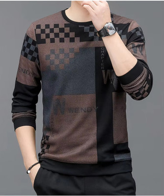 sti Printed Men Round Neck Multicolor T-Shirt
