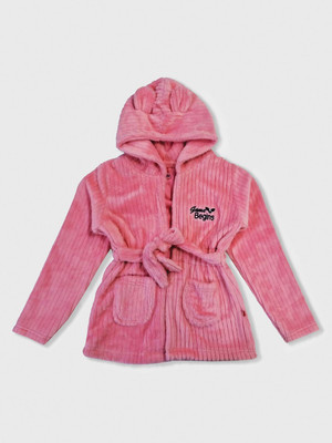 Here&Now X Game Begins Full Sleeve Solid Baby Girls Sweatshirt