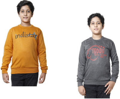 Indistar Full Sleeve Printed Boys Sweatshirt