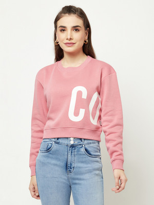 CRIMSOUNE CLUB Full Sleeve Printed Women Sweatshirt