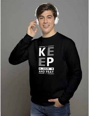 FastColors Full Sleeve Printed Men Sweatshirt