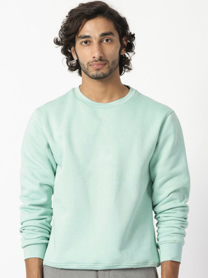 Mast & Harbour Full Sleeve Solid Men Sweatshirt