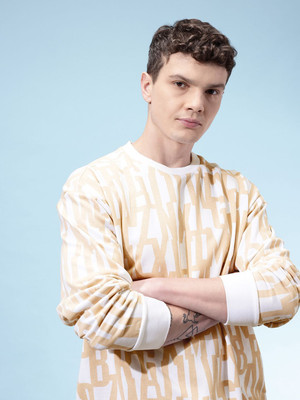 Glitchez Full Sleeve Printed Men Sweatshirt