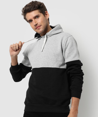 CAMPUS SUTRA Full Sleeve Color Block Men Sweatshirt