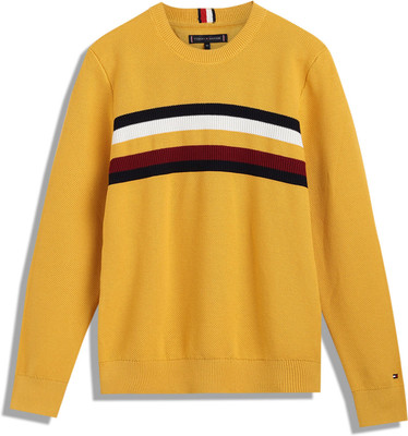 TOMMY HILFIGER Full Sleeve Striped Boys Sweatshirt