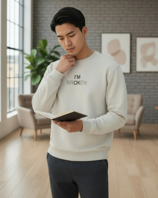 flyind Full Sleeve Printed Men Sweatshirt