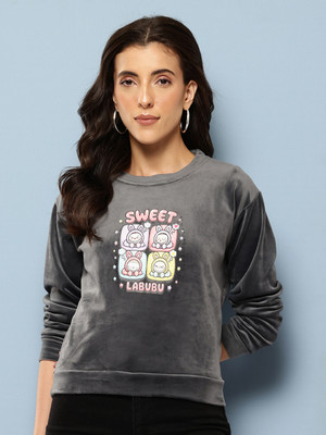 Aarika Full Sleeve Printed Women Sweatshirt