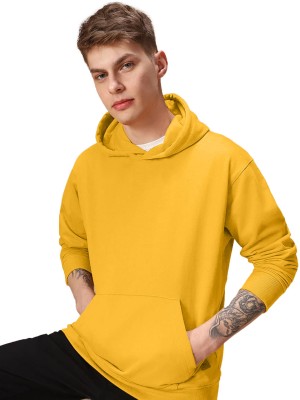 Leotude Full Sleeve Solid Men Sweatshirt