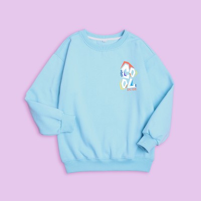 Nusyl Full Sleeve Printed Boys & Girls Sweatshirt