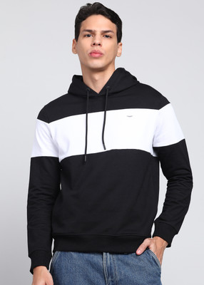 PARK AVENUE Full Sleeve Color Block Men Sweatshirt