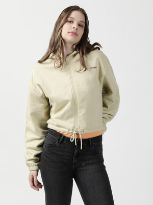 Wrangler Full Sleeve Solid Women Sweatshirt