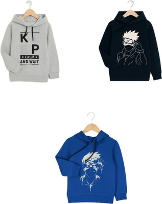 cafer Full Sleeve Printed Boys & Girls Reversible Sweatshirt