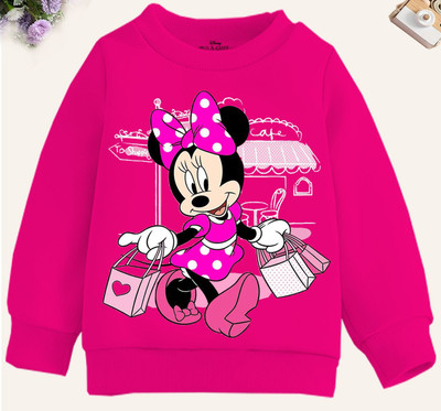 DISNEY BY MISS & CHIEF Full Sleeve Graphic Print Girls Sweatshirt