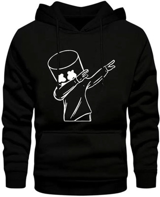 Adam White Full Sleeve Printed Men Sweatshirt