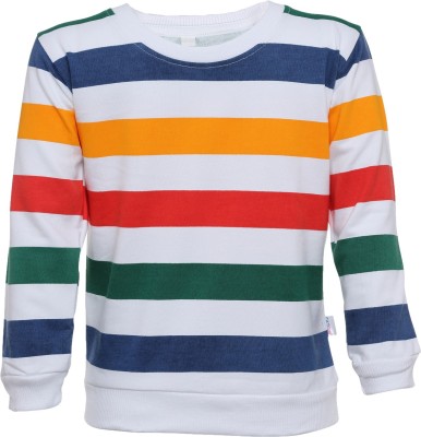 CATCUB Full Sleeve Striped Boys Sweatshirt