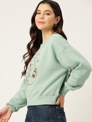 Dressberry Full Sleeve Printed Women Sweatshirt
