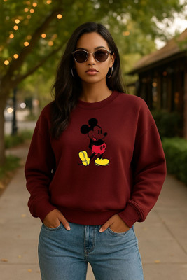 Mundali Full Sleeve Printed Women Sweatshirt