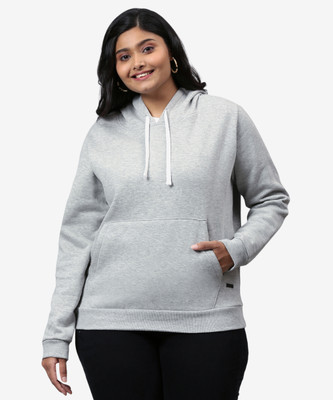 Instafab Plus Full Sleeve Solid Women Sweatshirt