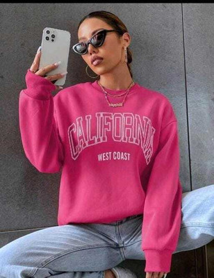 USK COLLECTIONS Full Sleeve Printed Women Sweatshirt