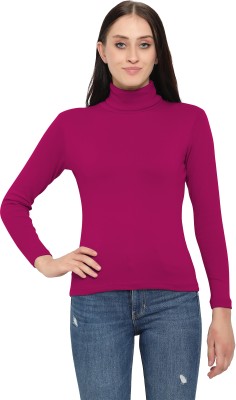 FASHA Full Sleeve Solid Women Sweatshirt