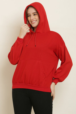 elegance redefined Full Sleeve Solid Women Sweatshirt